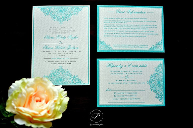 Pret a Papier wedding stationery