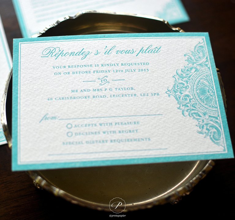 Pret a Papier wedding stationery