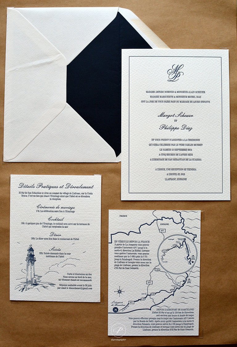 Pret a Papier wedding stationery