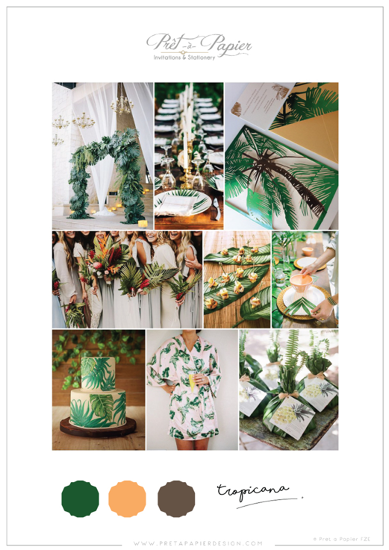 Tropical wedding inspiration