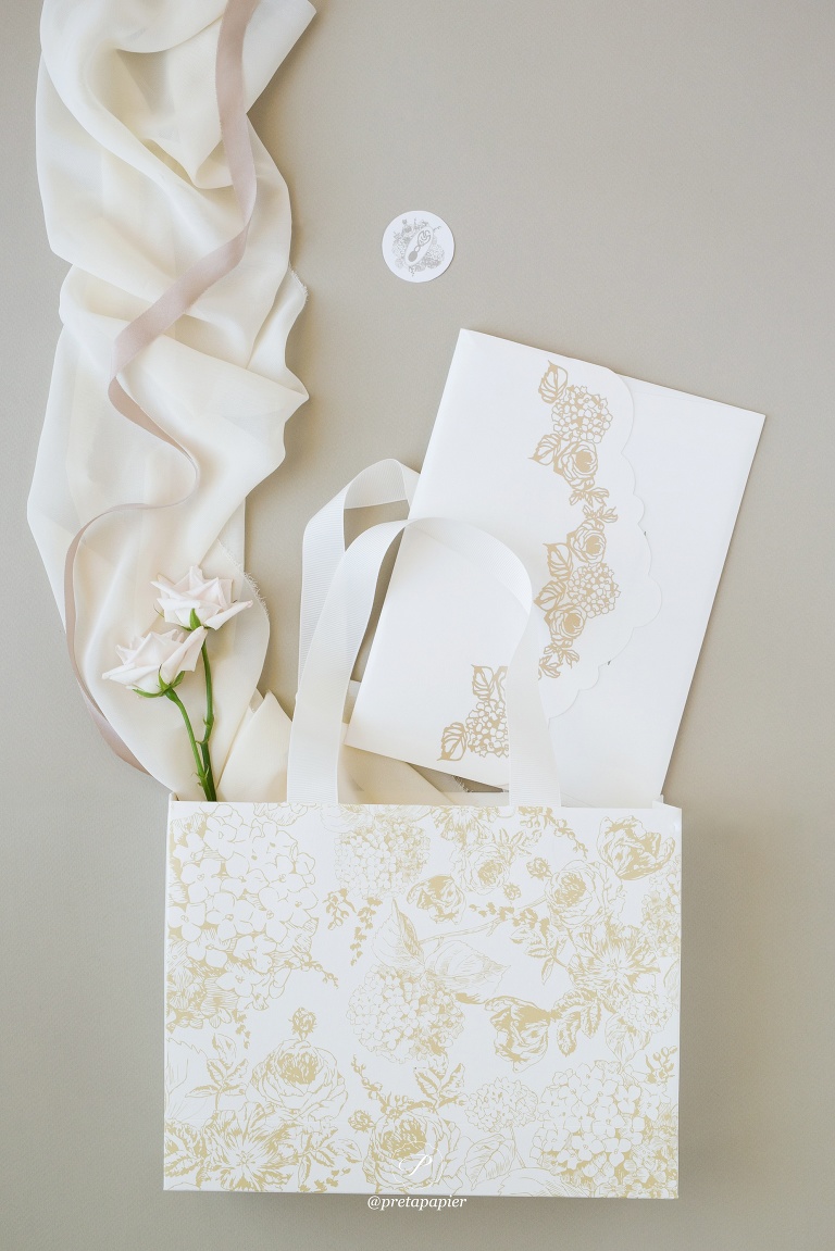 Laser Cut Wrap Invitation