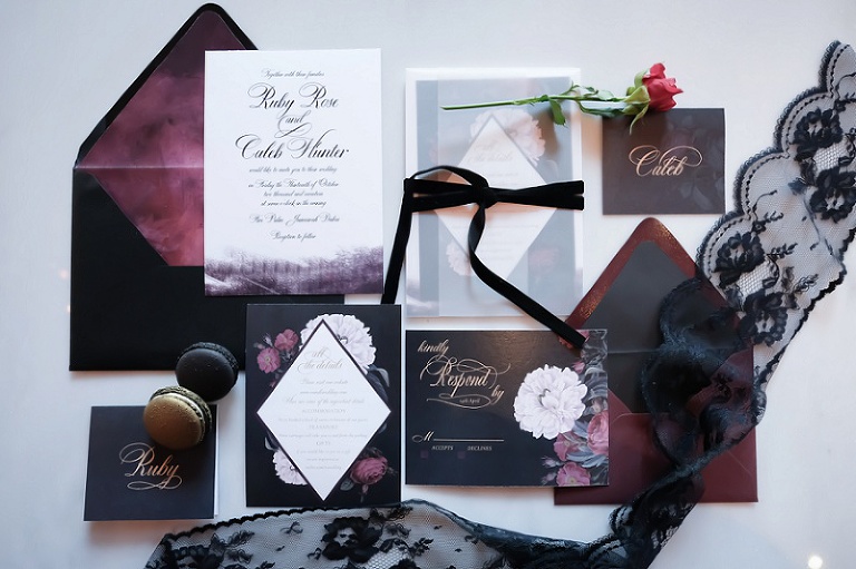 Gothic Romance Wedding inspiration