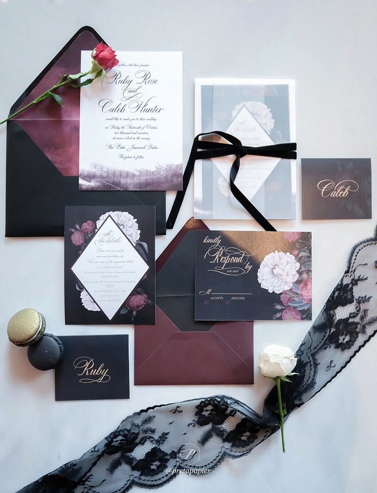 Gothic Romance wedding